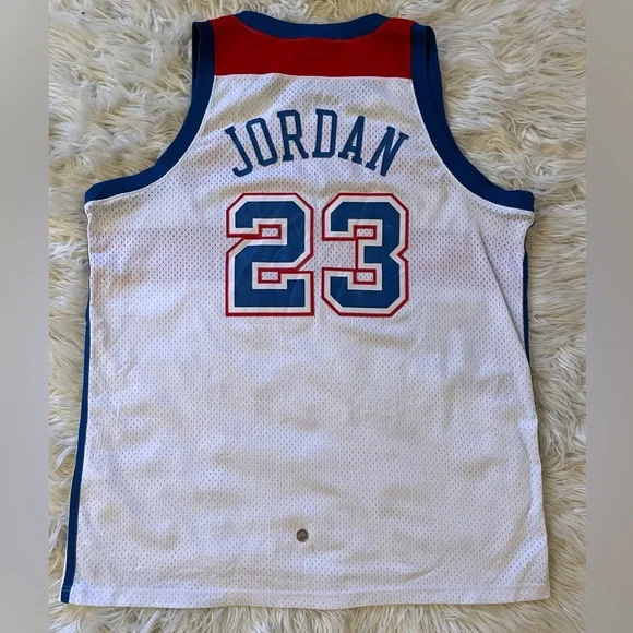 Michael Jordan Washington Bullets 2002/03 throwback game issued jersey, 2XL - Picture 12 of 15